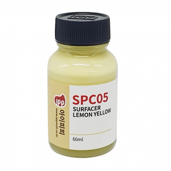 IPP 아이피피 SPC﻿05 서페이서 레몬 옐로우 ﻿60ml - 프라모델 건담 피규어 도색